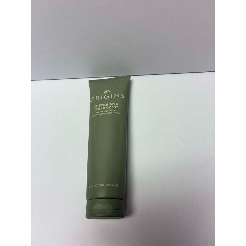Origins Checks and Balances Frothy Face Wash Full Size Gentle Vegan Cleanser